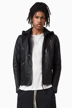 All Saints AllSaints Black Harwood Jacket