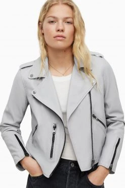 All Saints AllSaints Blue Fern Biker Jacket