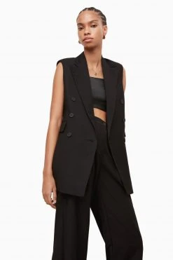 All Saints AllSaints Black Hanah Blazer