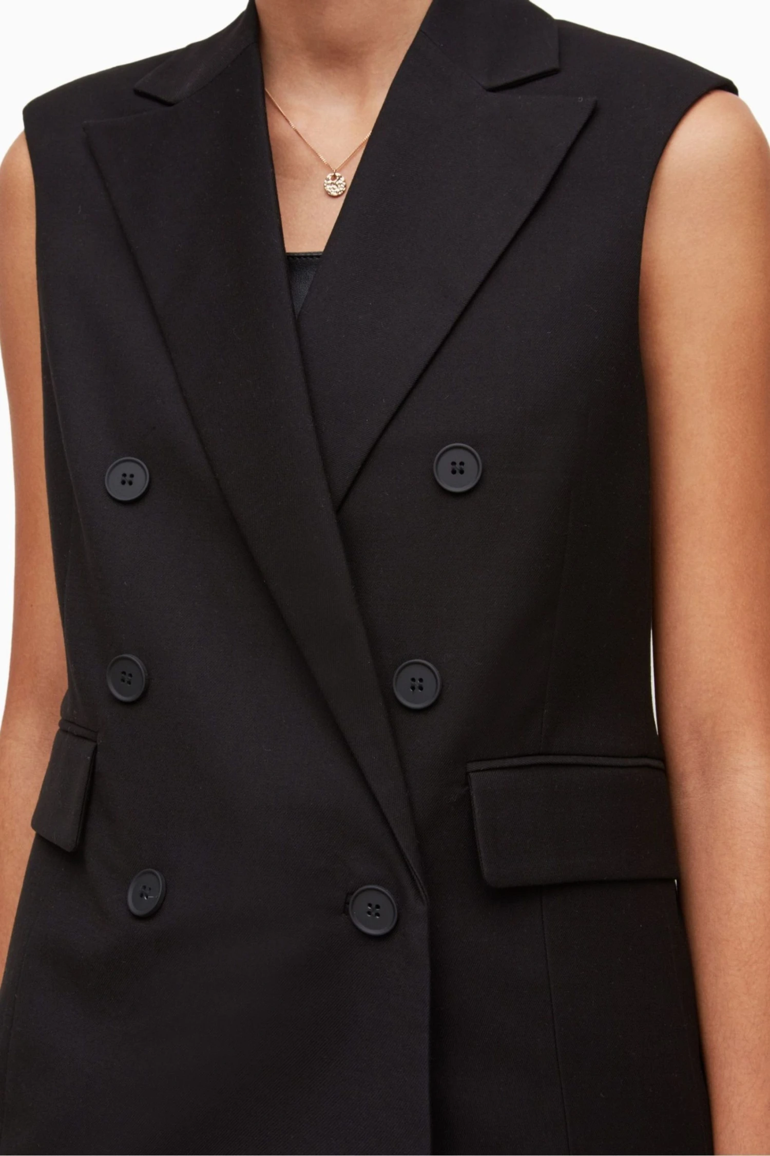 All Saints AllSaints Black Hanah Blazer - Image 7