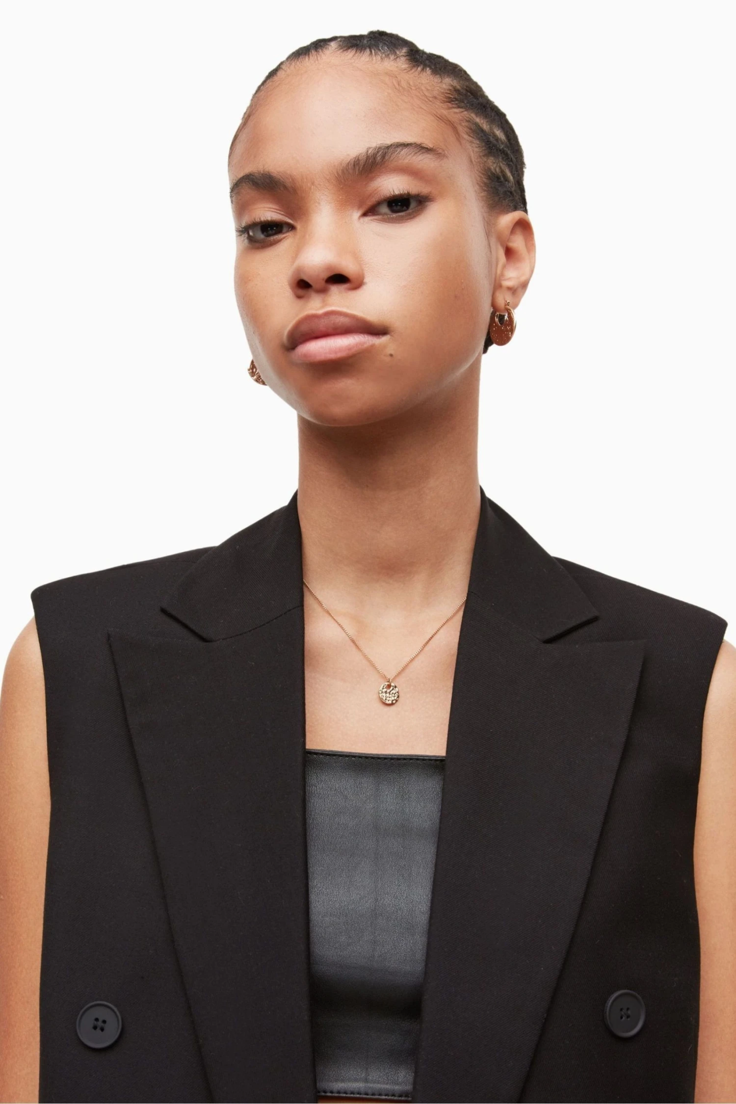 All Saints AllSaints Black Hanah Blazer - Image 8