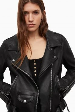 All Saints AllSaints Black Luna Biker Jacket