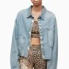 All Saints AllSaints Blue Nicky Shirt Jacket