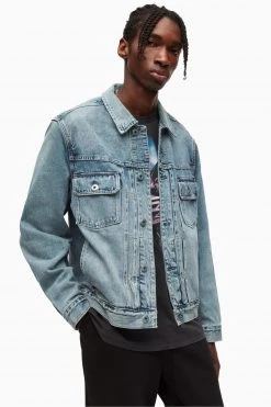 All Saints AllSaints Denim Crater Jacket
