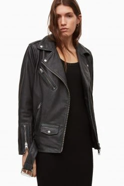 All Saints AllSaints Black Billie Biker Jacket