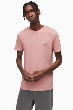 All Saints AllSaints Pink Tonic Short Sleeve Crew T-Shirt